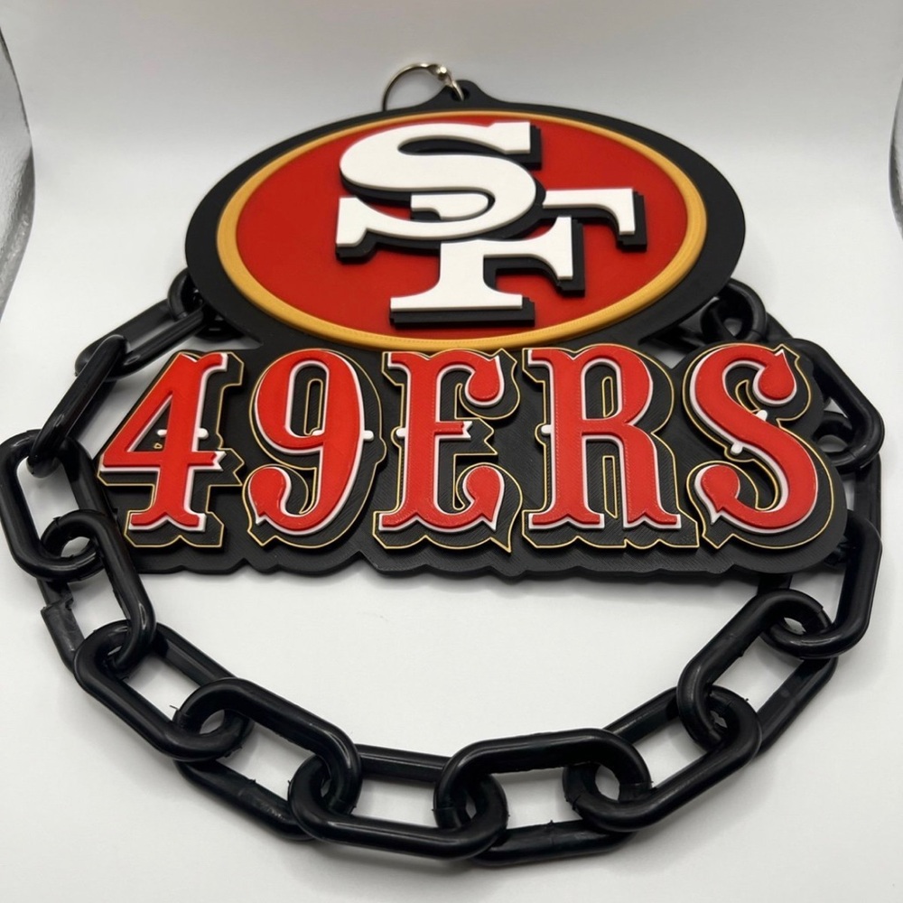 San Francisco 49ers Fan Chain Necklace